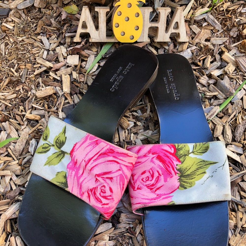 Vintage & Rare Kate Spade leather slide